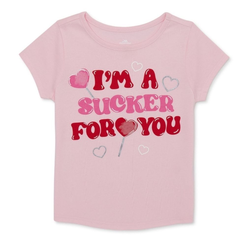 Valentine's Day Toddler Short Sleeve Tee size 18m
